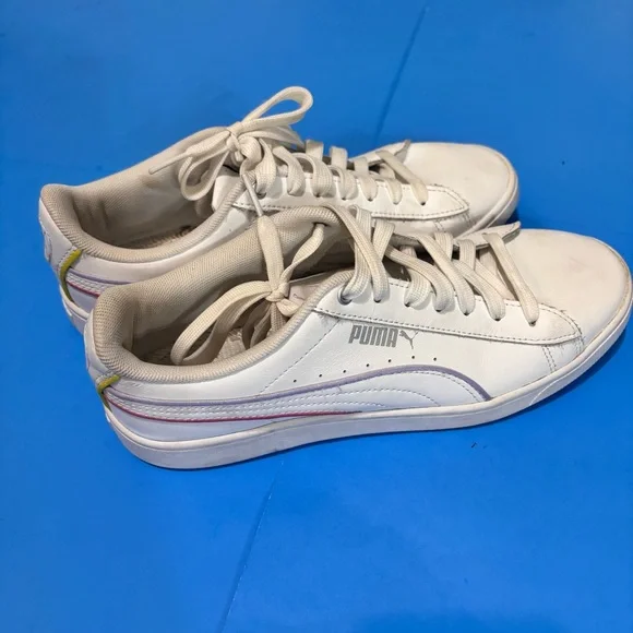 Puma Women’s Classic White Sneakers - Picture 5 of 11